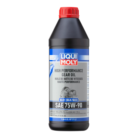 Liqui Moly High Performance Gear Oil GL4+ SAE 75W-90, 1 Liter, 20012 20012